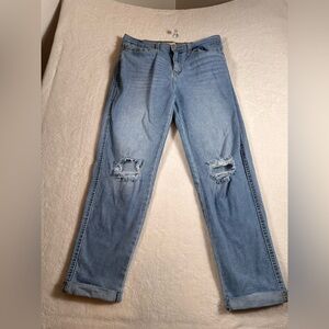 Levi's Levi’s Signature Heritage Boyfriend Jeans – Distressed Light Wash Sz6W28